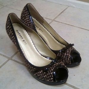 Madden Girl brown heels 7.5 Cute!